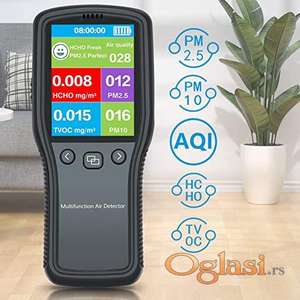 Tester kvaliteta vazduha PM2.5, PM10, AQI, HCHO, TVOC